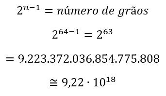 crescimento exponencial. o homem que calculava